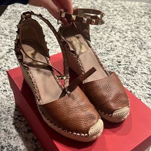 Valentino Studded Wedge Size 7.5